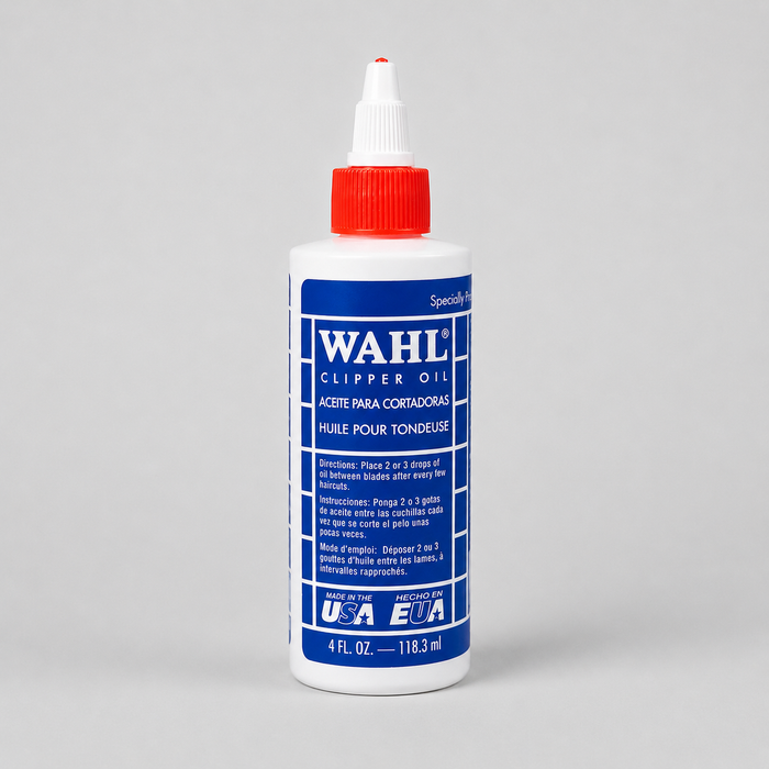 Bote de aceite lubricante profesional Wahl Clipper Oil de 118 ml para mantenimiento de cuchillas