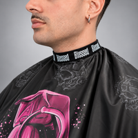Capa de Corte Profesional Blessed Calavera Granada Morada (140 x 170 cm)