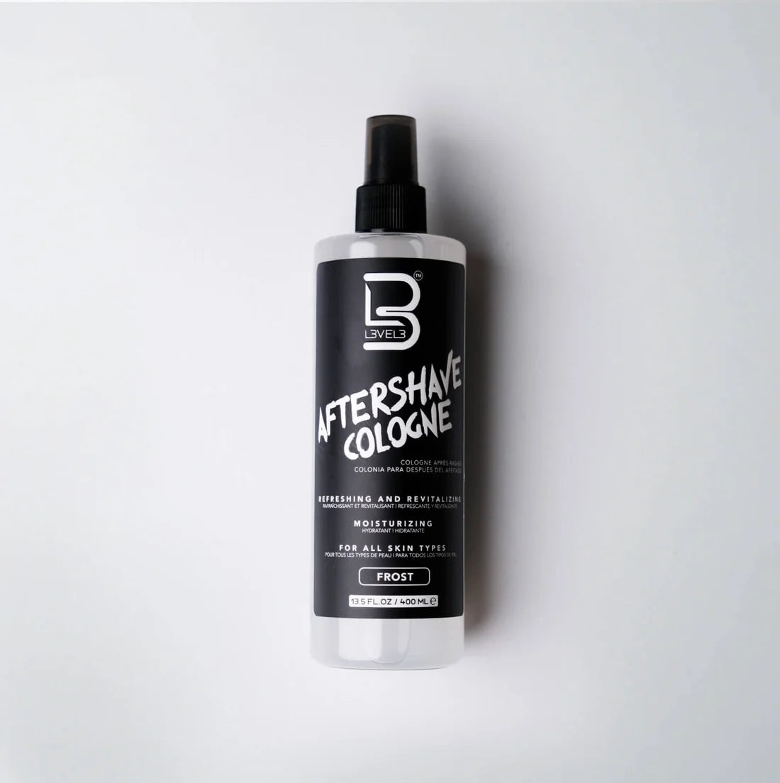 Colonia aftershave profesional L3VEL3 Black Edition 400 ml