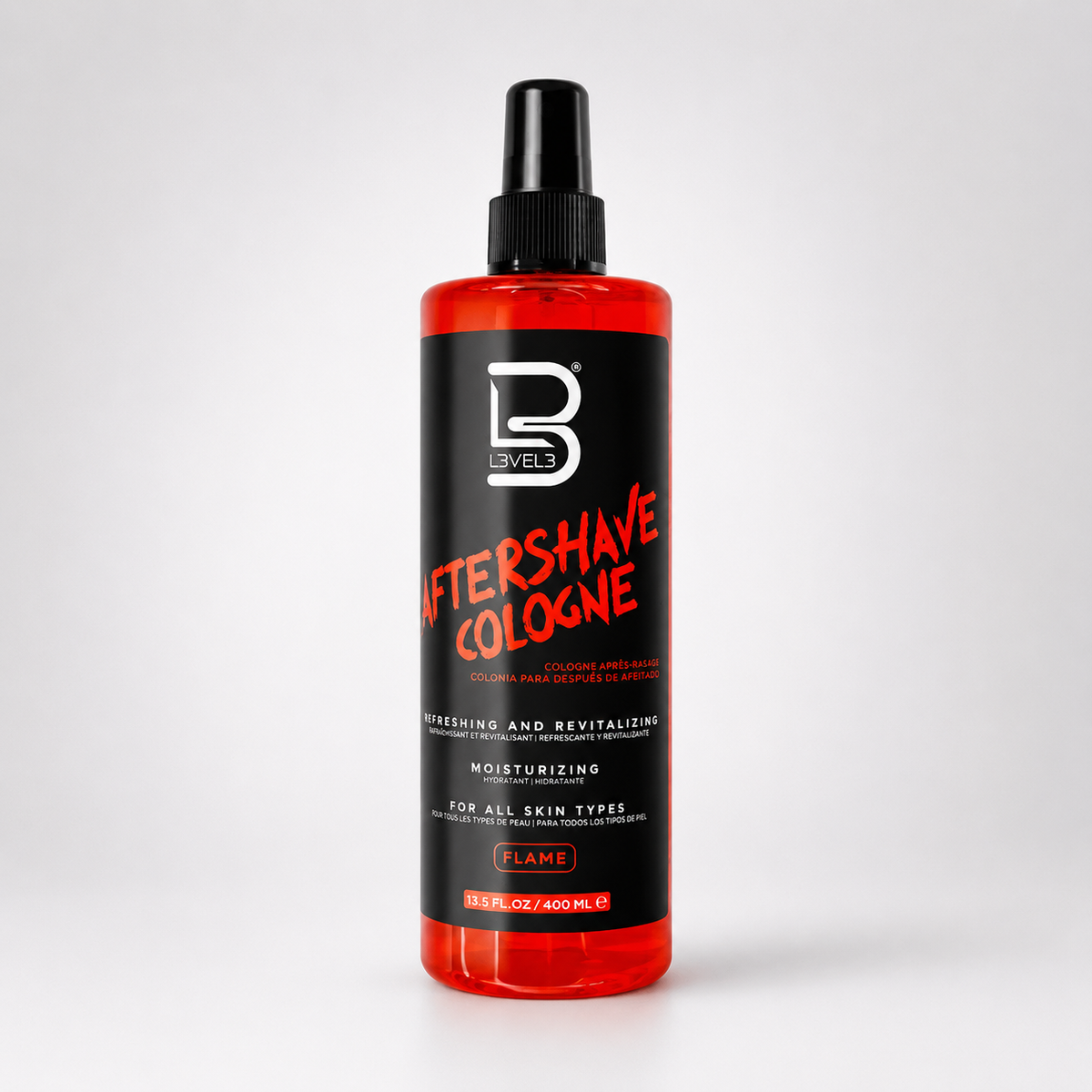 Colonia aftershave en spray L3VEL3 aroma Flame 400 ml