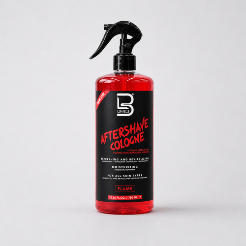 Aftershave en spray L3VEL3 Aftershave Cologne aroma Flame 750 ml bote rojo