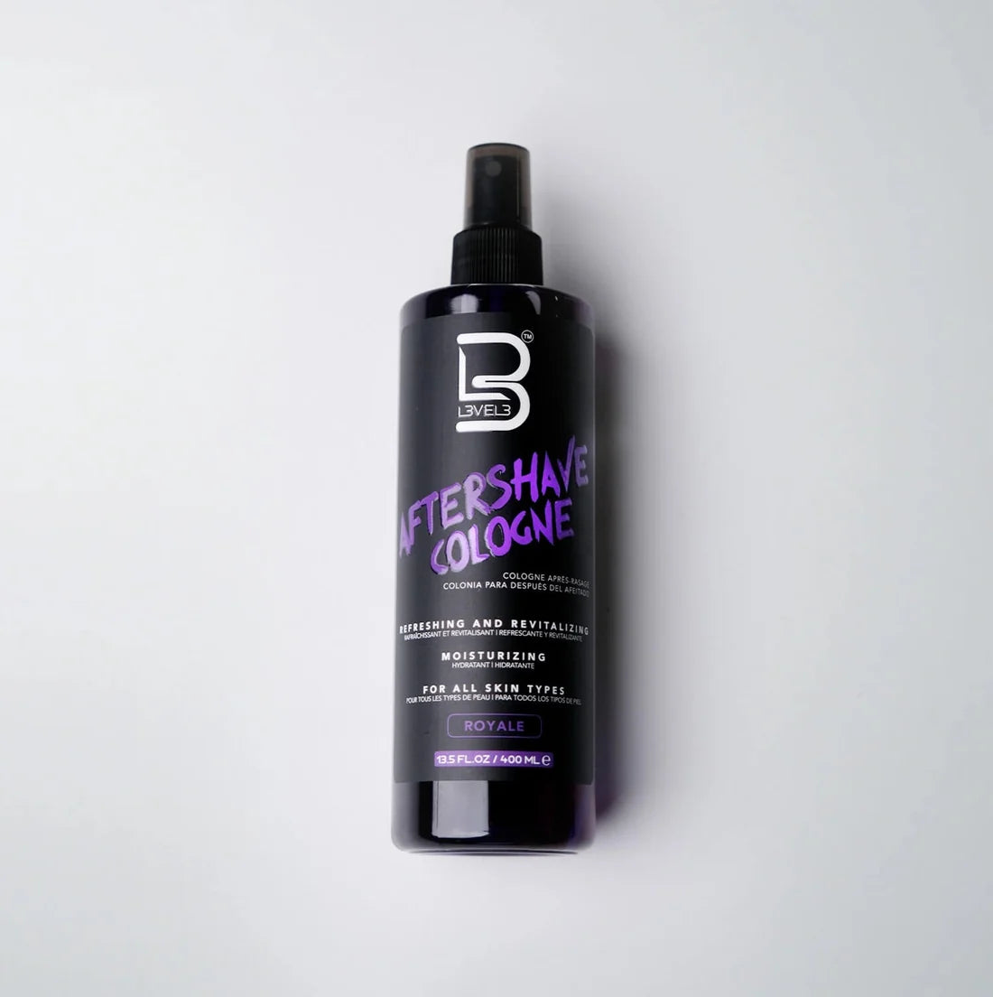 Loción aftershave post afeitado L3VEL3 fragancia Midnight 400 ml