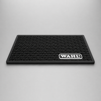 Alfombrilla antideslizante Wahl para herramientas de barbería 30 x 45 cm color negro