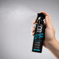 Vaporización de bruma de spray de sal marina L3VEL3 para peinados texturizados en barbería