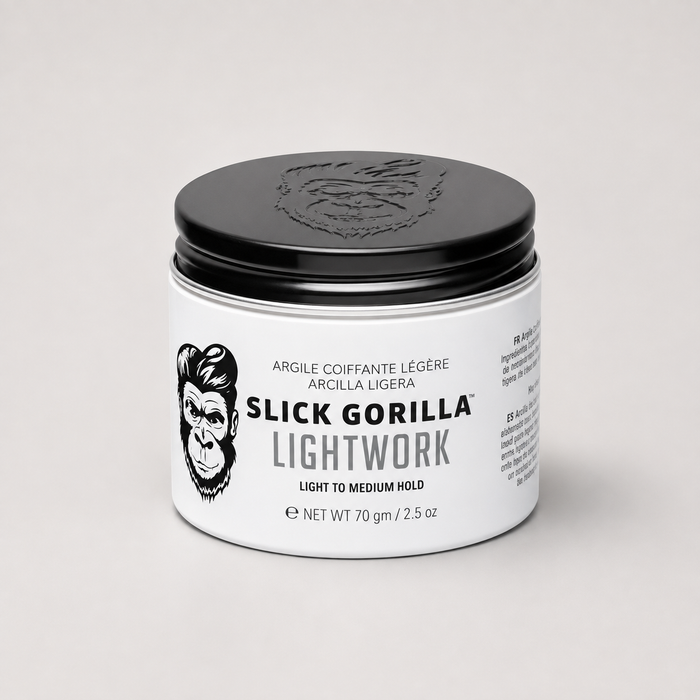 Tarro de arcilla de peinado mate Slick Gorilla Lightwork de 70 g