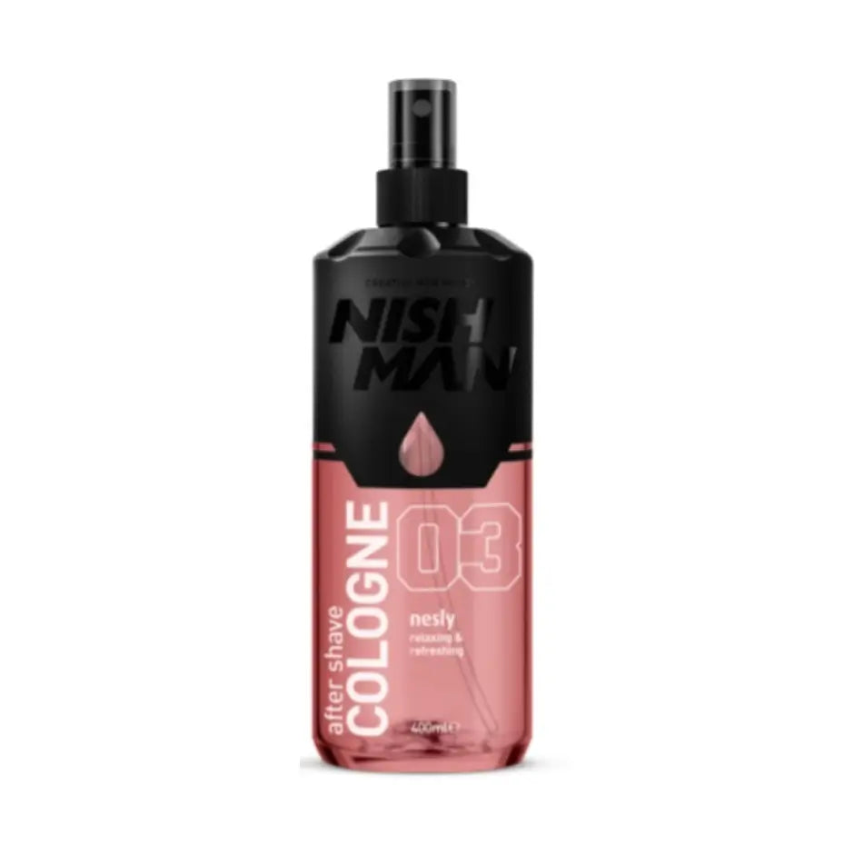 Loción aftershave en spray Nishman Nesly 200 ml aroma cálido especiado