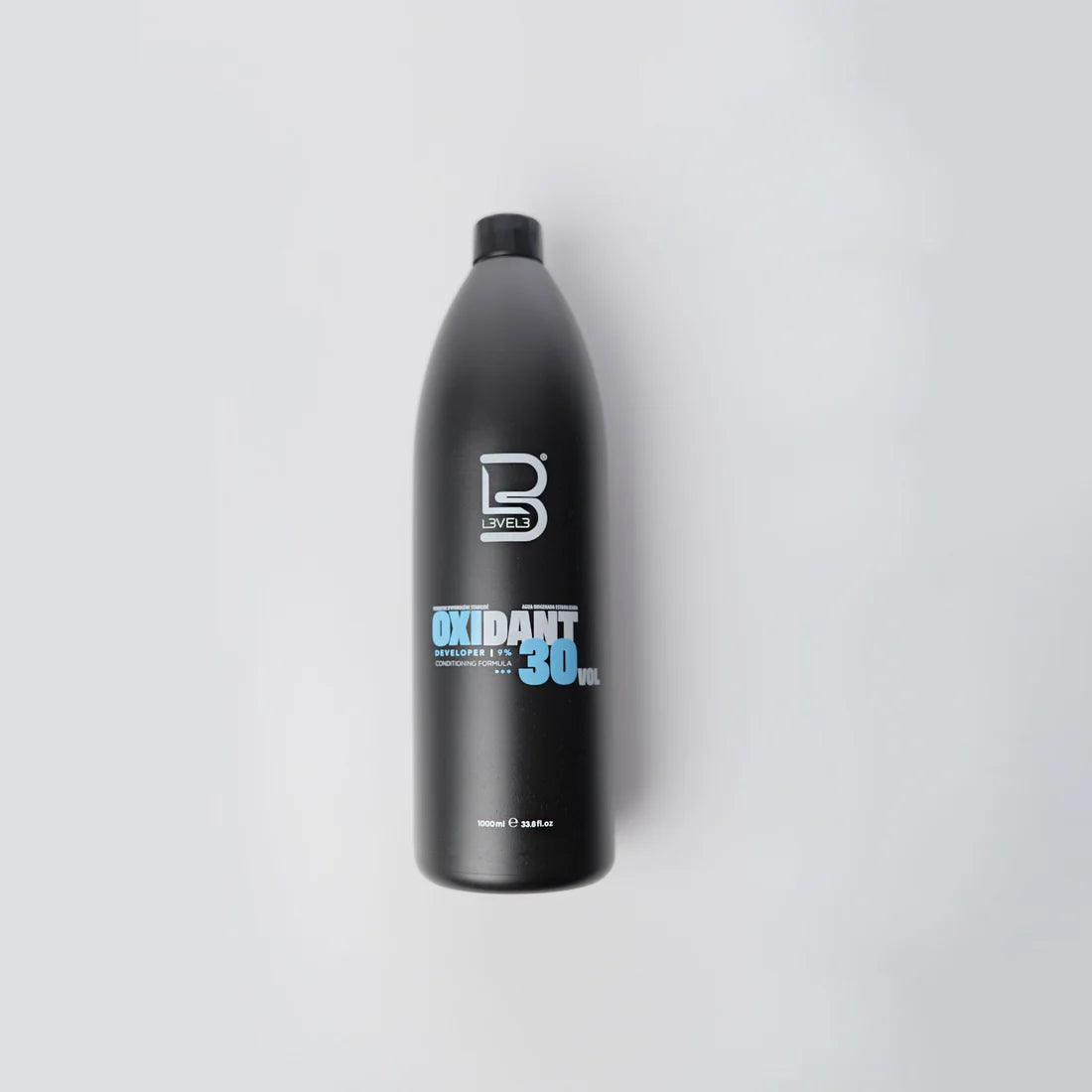 Botella de emulsión oxidante L3VEL3 30 Volúmenes (9%) de 1000 ml para aclarado y decoloración