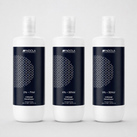 Gama de cremas oxidantes profesionales Indola Cream Developer de 1000 ml en 7, 20 y 30 volúmenes