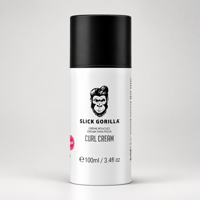 Compra la crema de rizos Slick Gorilla 100 ml. Define ondas y rizos con acabado natural, sin frizz ni apelmazar. Envío 24/48h en Saint Barber Supplies.