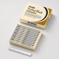 Dispensador y caja de cuchillas de repuesto Feather Styling Blade japonesas con protector de seguridad para navaja