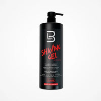 Bote de gel de afeitado transparente L3VEL3 Shaving Gel 500 ml aroma Red