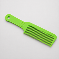Peine técnico para máquina sobre peine de barbería en color verde