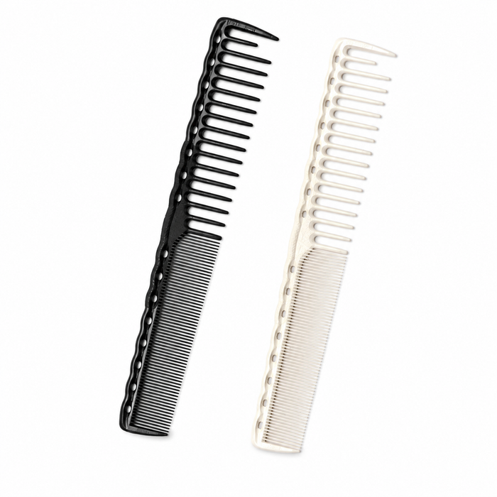 Peines de corte profesional YS Park modelo 332 en colores blanco y negro