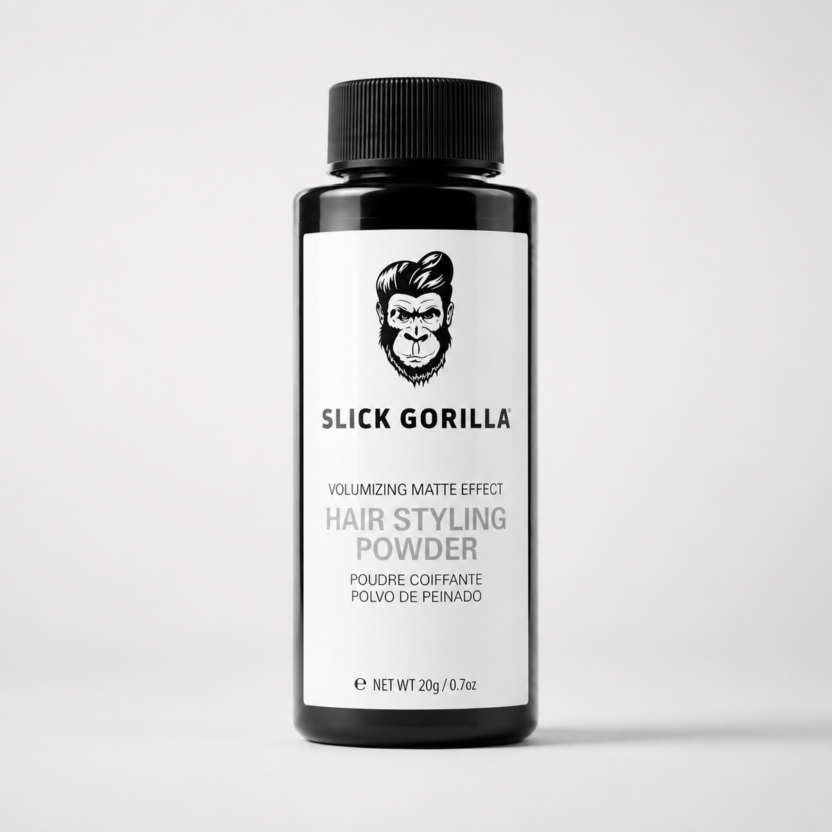 Bote de polvo voluminizador y texturizante mate Slick Gorilla Hair Styling Powder de 20 g