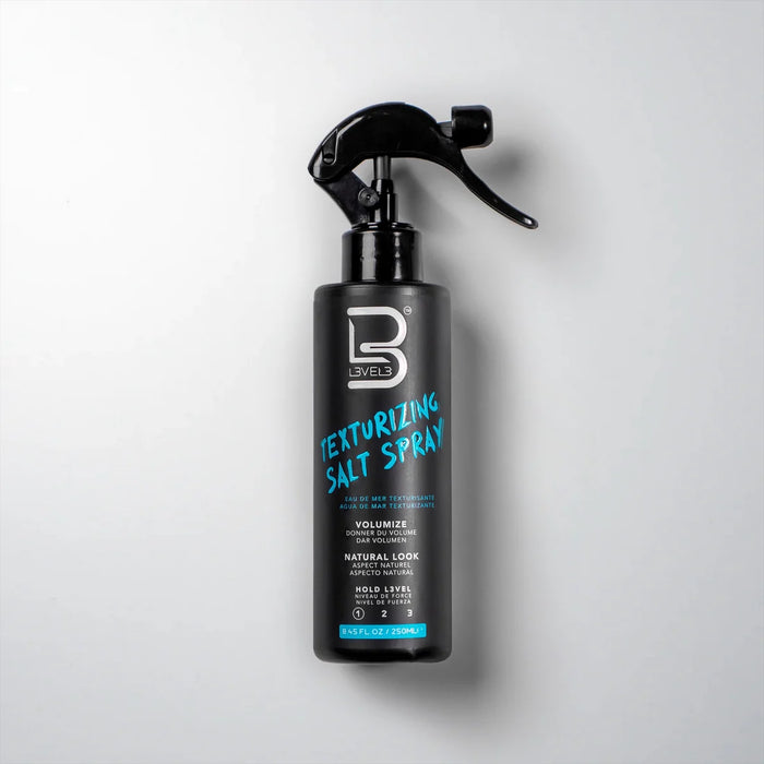Botella de spray de sal marina texturizante L3VEL3 Texturizing Salt Spray de 250 ml con gatillo